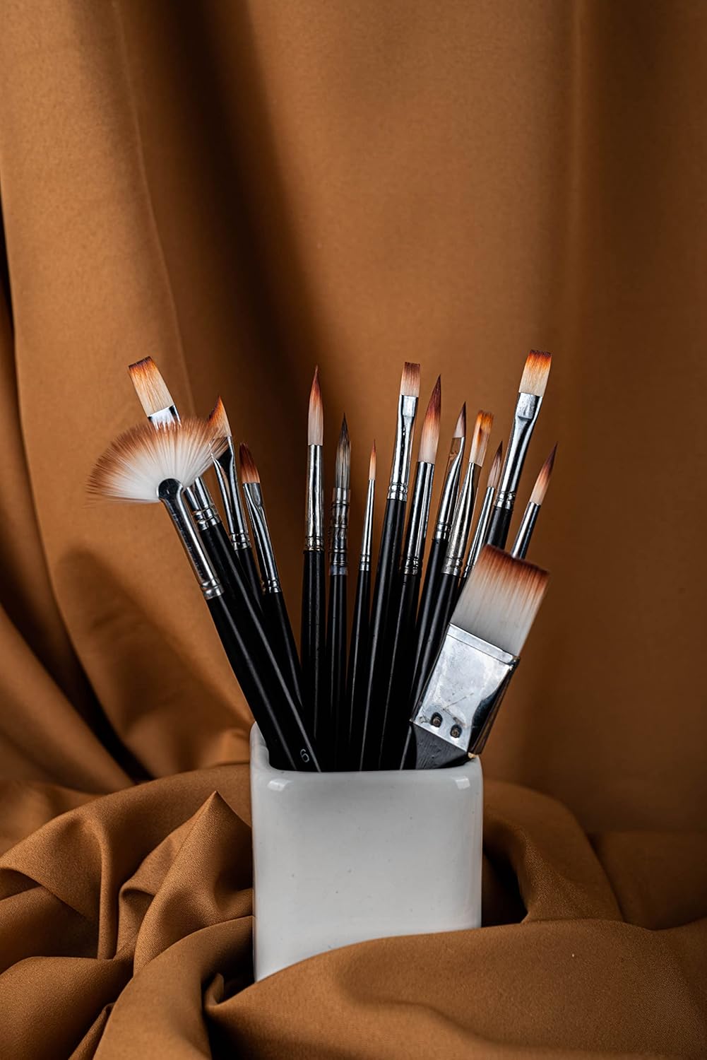 Painting Kit for Artists - 142pcs Painting Set for Adults and Kids with Premium Desk Easel, Paintbrush Set, Mixed Media Cartridge Papers, Watercolor Papers, Canvas Boards, and Wooden Palettes
