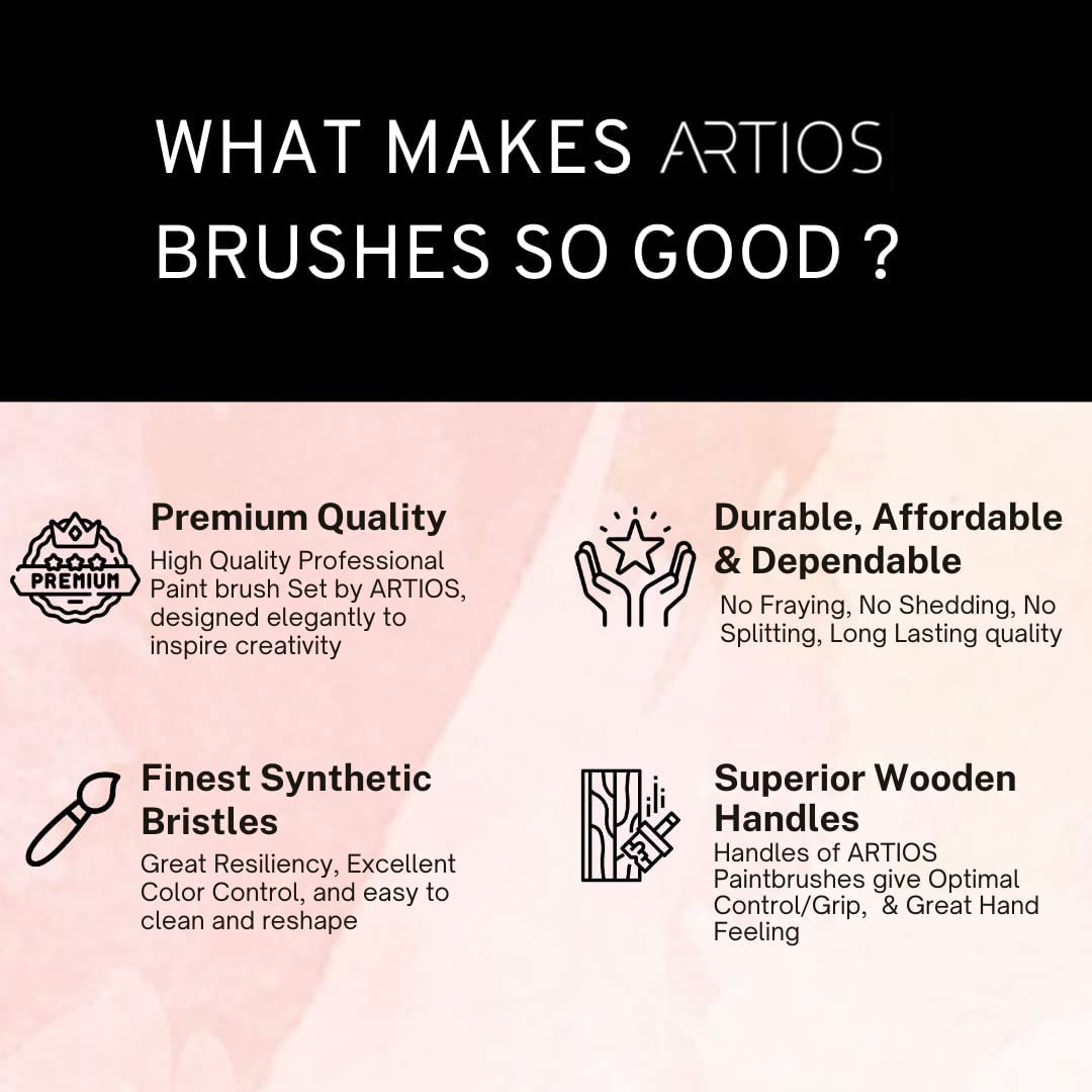 Colorful ARTIOS acrylic paints showing rich pigment colors for mixing skin tones