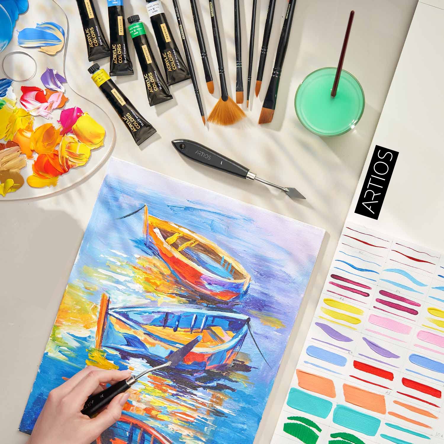 Painting Kit for Artists - 95 Pcs Painting Set for Adults and Kids