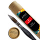 ARTIOS Mop Paint Brush Size 2 - single brush, matte black handle, round pointed tip