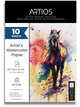 ARTIOS Artist's Watercolor Paper A3 - 25% Cotton, 300 GSM cold press, 10 loose sheets, 29.7x42cm, acid free archival quality