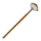 ARTIOS Fan Paint Brush Size 6 - single brush, natural wooden handle, on white background
