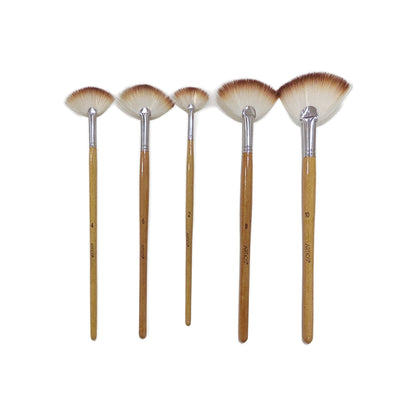 ARTIOS Fan Paint Brush range - sizes 2 to 10, wooden handles