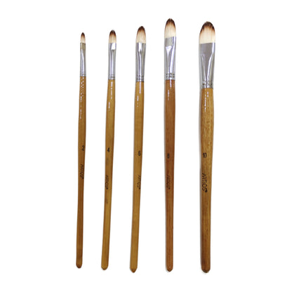ARTIOS Filbert Paint Brush range - sizes 2 to 10, wooden handles