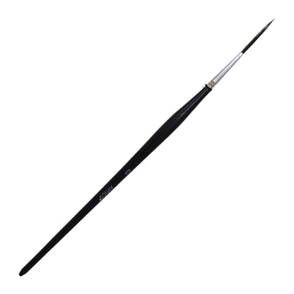 ARTIOS Liner Paint Brush Size 0 - single brush, matte black handle, on white background