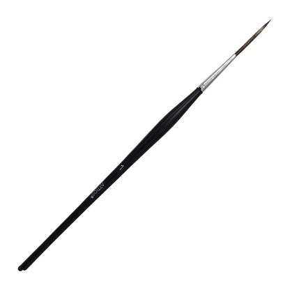 ARTIOS Liner Paint Brush Size 1 - single brush, matte black handle, on white background