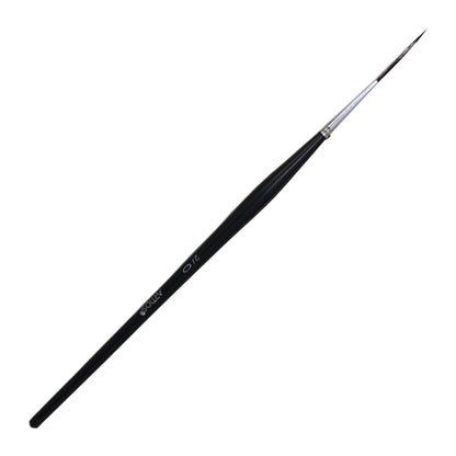ARTIOS Liner Paint Brush Size 2/0 - single brush, matte black handle, on white background