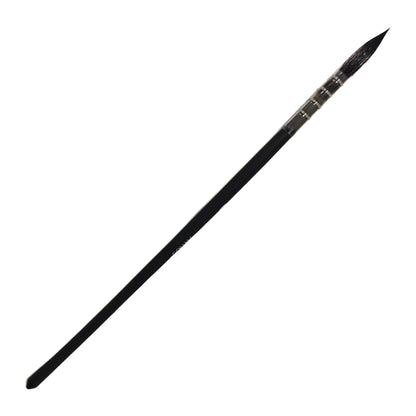 ARTIOS Mop Paint Brush Size 0 - single brush, matte black handle, on white background