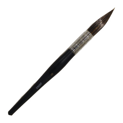 ARTIOS Mop Paint Brush Size 10 - large mop, matte black handle, on white background