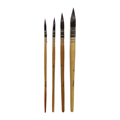 ARTIOS Mop Paint Brush range - wooden handles, sizes 0 to 8