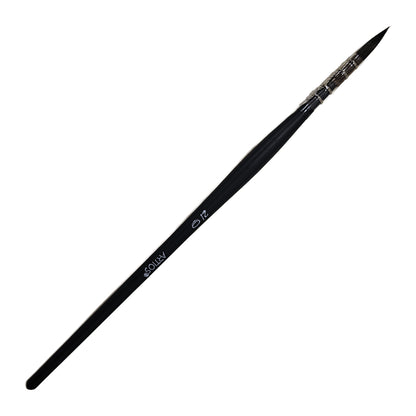ARTIOS Mop 2/0 detail brush - single brush, matte black handle, on white background