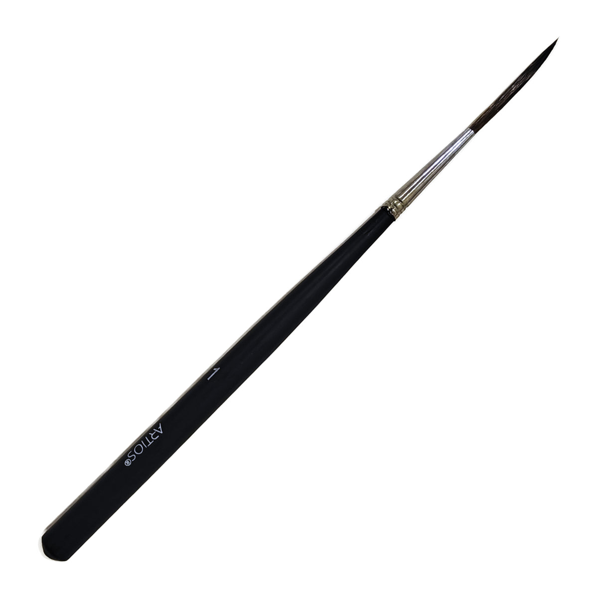 ARTIOS Ultra-Fine Liner 1 brush - single brush, matte black handle, on white background