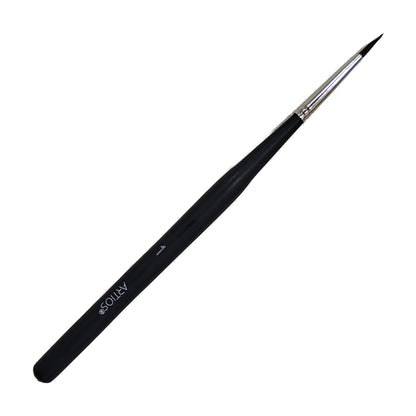 ARTIOS Ultra-Fine Rigger 1 brush - single brush, matte black handle, on white background