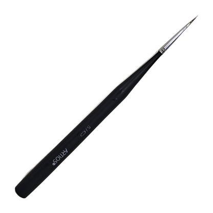 ARTIOS Ultra-Fine Detailer 5/0 brush - single brush, matte black handle, on white background