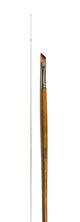 ARTIOS Angular Paint Brush Size 2 - smallest angled bristle tip, wooden handle, handmade