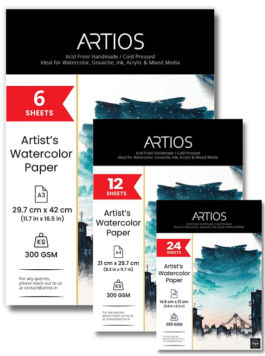 Artists' Watercolor Paper Combo