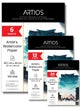 ARTIOS Artist's Watercolor Paper Combo - 300 GSM cold press loose sheets: A3 6 sheets, A4 12 sheets, and A5 24 sheets