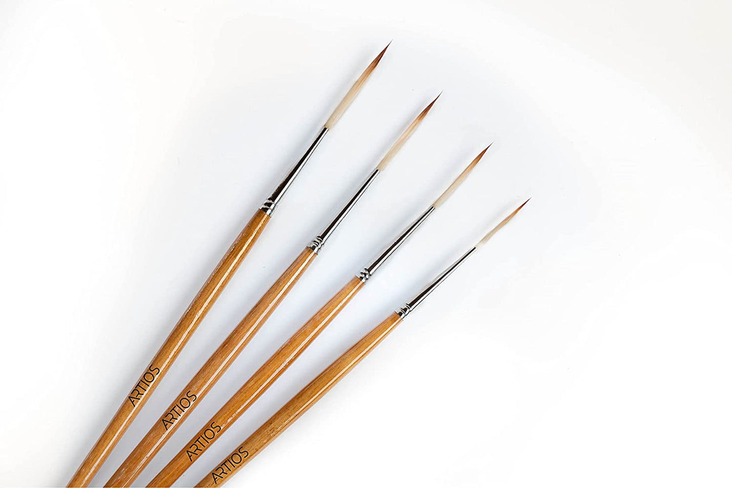 Long Liner / Rigger Set of 4 Paint Brushes