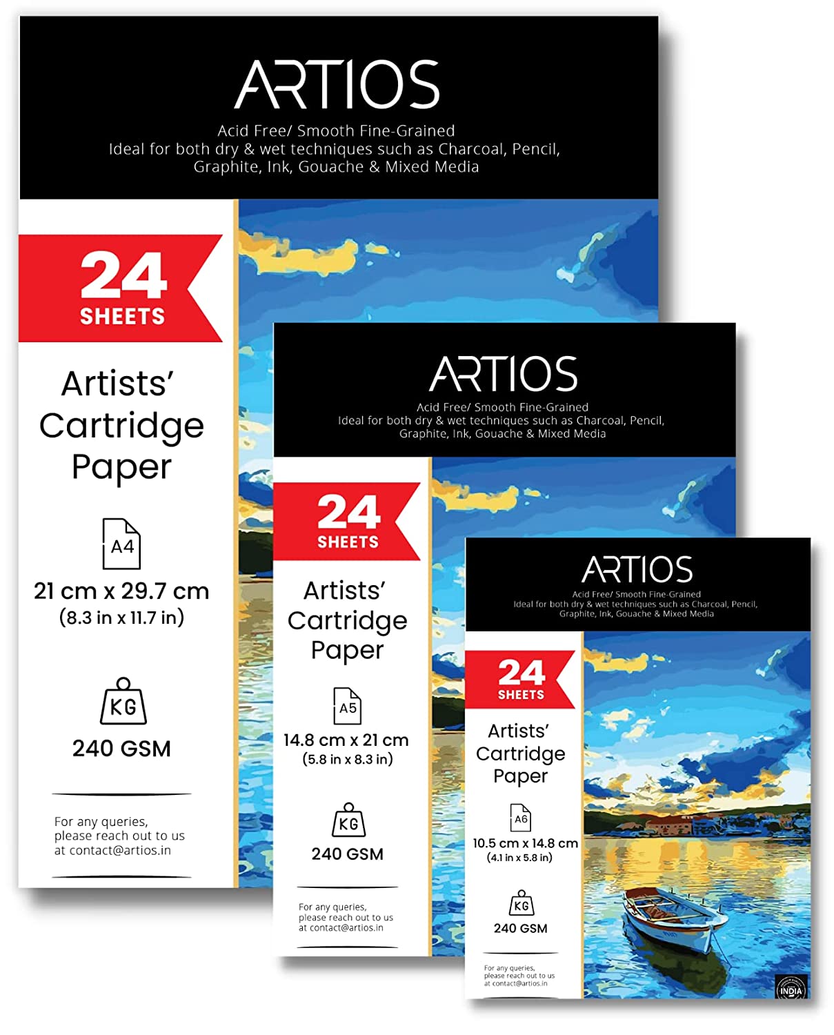 Artists' Mixed Media Cartridge Paper Combo