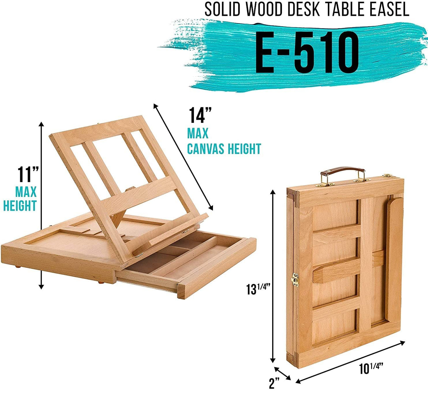 Desk Box Easel with Storage