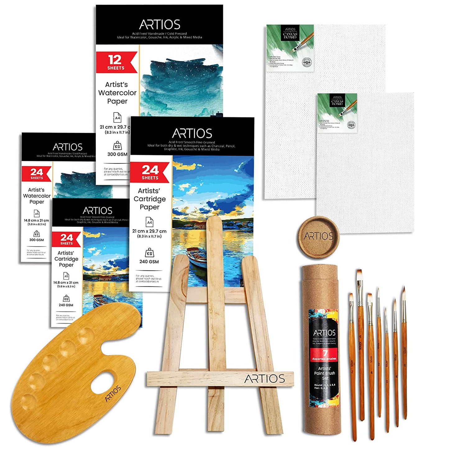 Painting Kit for Artists - 142pcs Painting Set for Adults and Kids