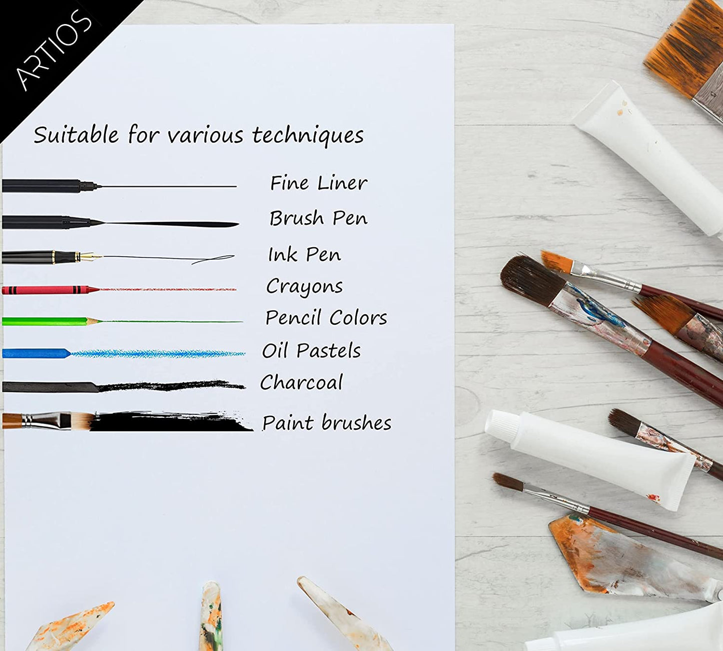 Artists' Mixed Media Cartridge Paper Combo