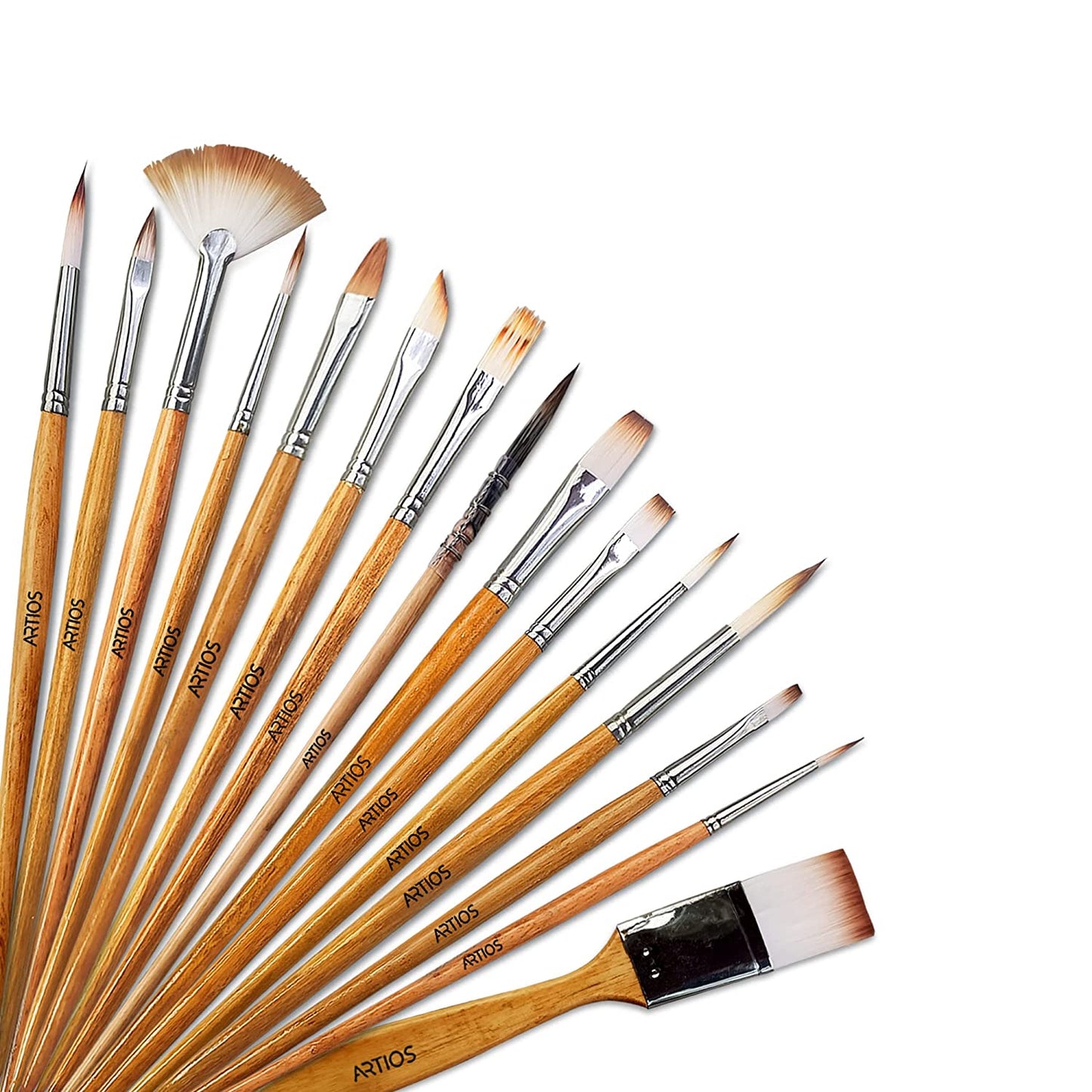 Mixed Set of 15 All-in-One Paint Brushes