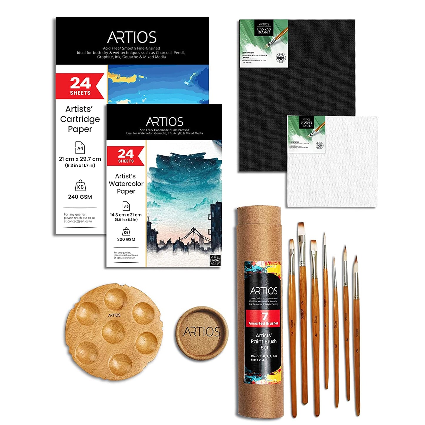 Painting Kit for Artists - 58 Pcs Painting Set for Adults and Kids