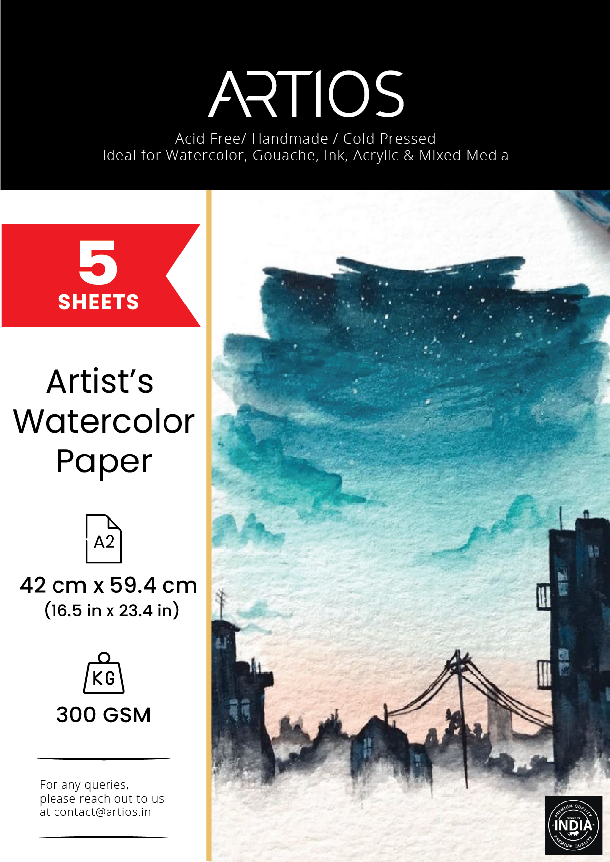 Artists' Watercolor Papers – Artios