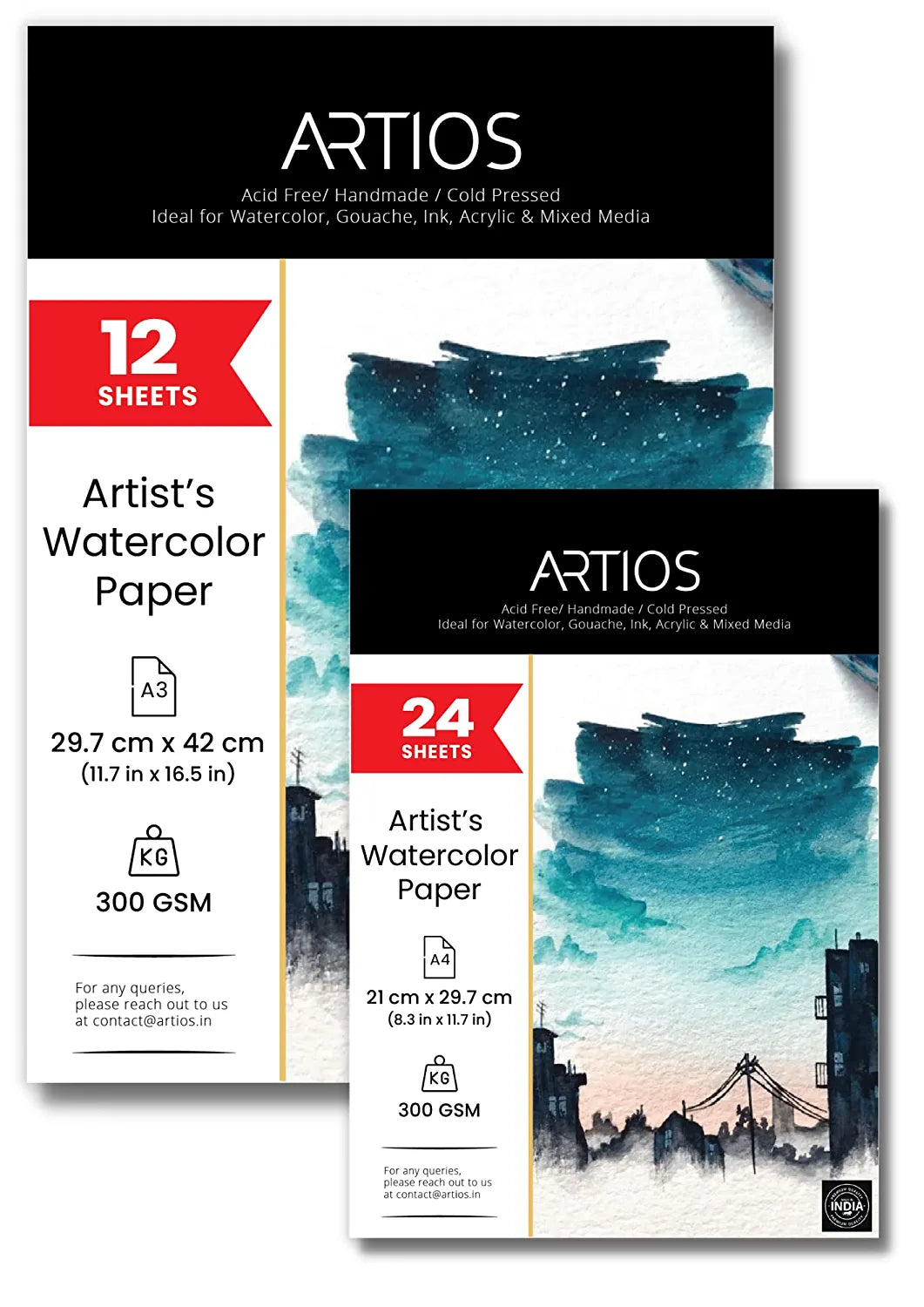 Artists' Watercolor Paper Combo