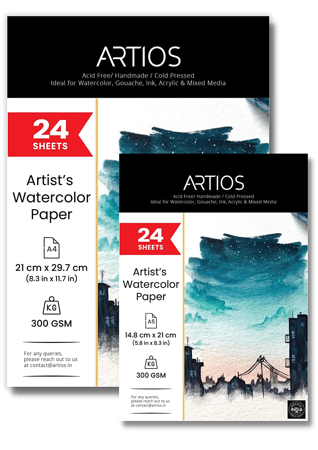 Artists' Watercolor Paper Combo